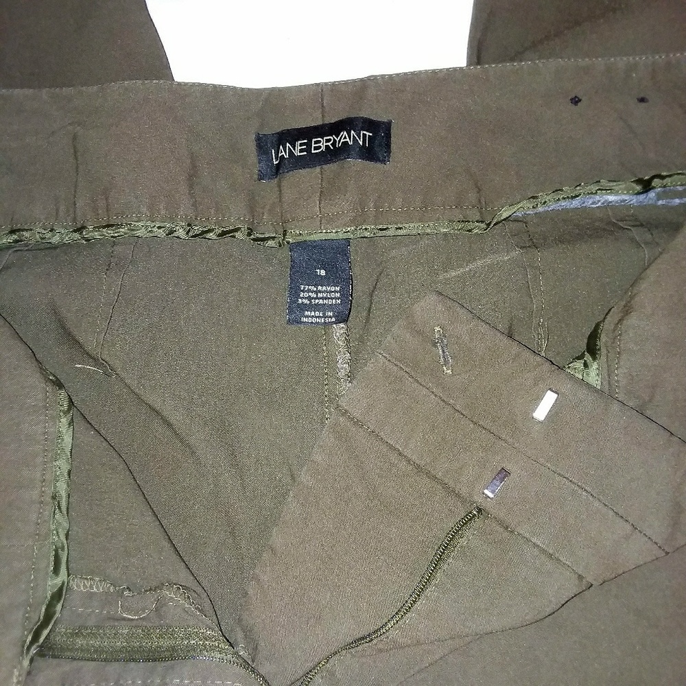 💲5/$25💲Lane Bryant Capris Brown Size 18 - Picture 7 of 8